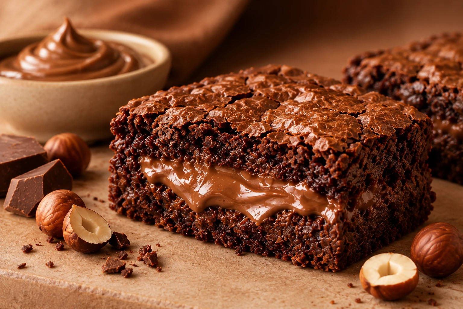 Brownie Creme de Avelã - 1