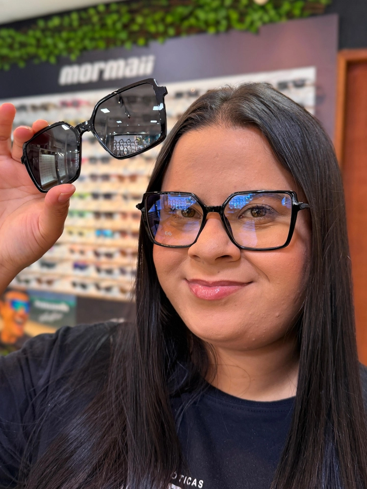 Armação Empório Glasses Clip-on – Frontal Square - 1