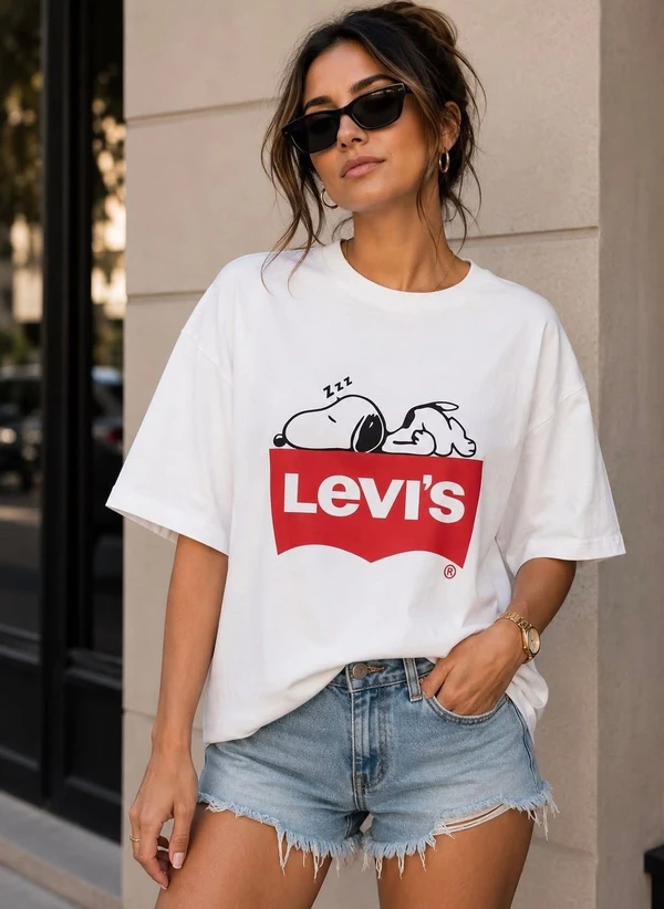 T-Shirt Oversized Snoopy