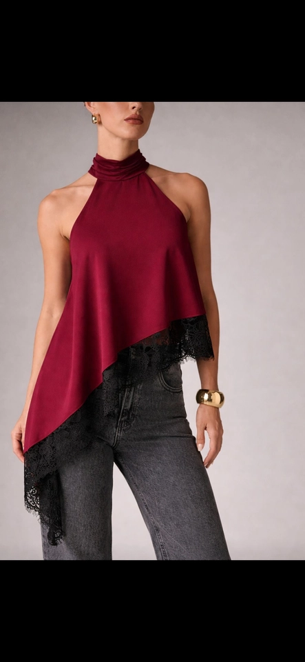 Blusa assimétrica  - 4