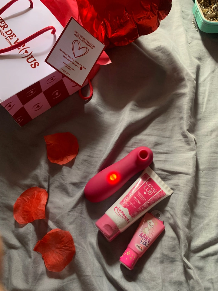 💖 KIT AMOR PRÓPRIO - Sugador + excitante + lubrificante  - 2