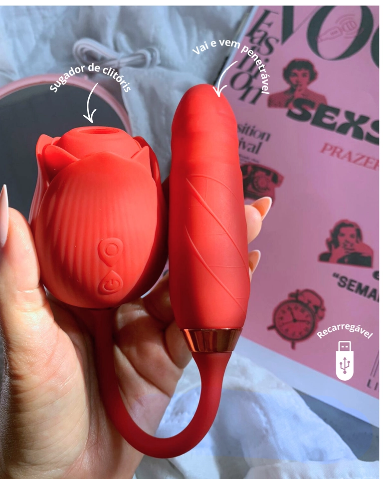 Vibrador duplo sugar + Vai e vem - 2