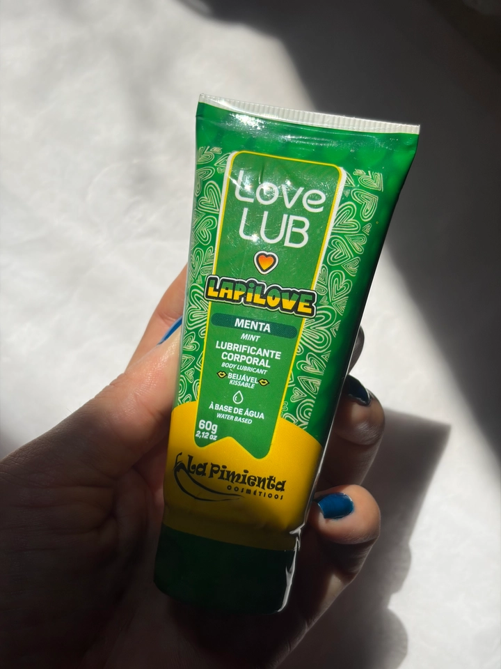 Lubrificante Íntimo Beijável de Menta Love Lub Bubbalove  - 2