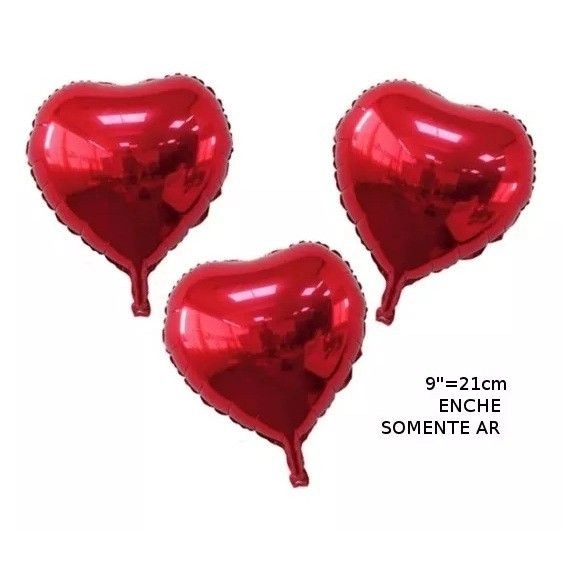 Balão decorativo coração