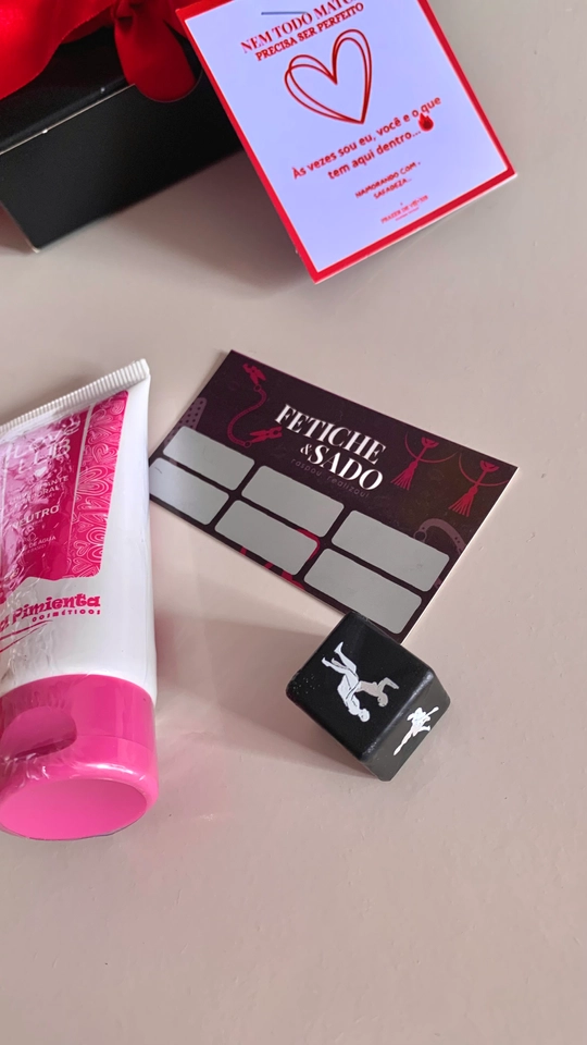 Combo Noite de Fetiche | Lubrificante, dado e raspadinha - 2