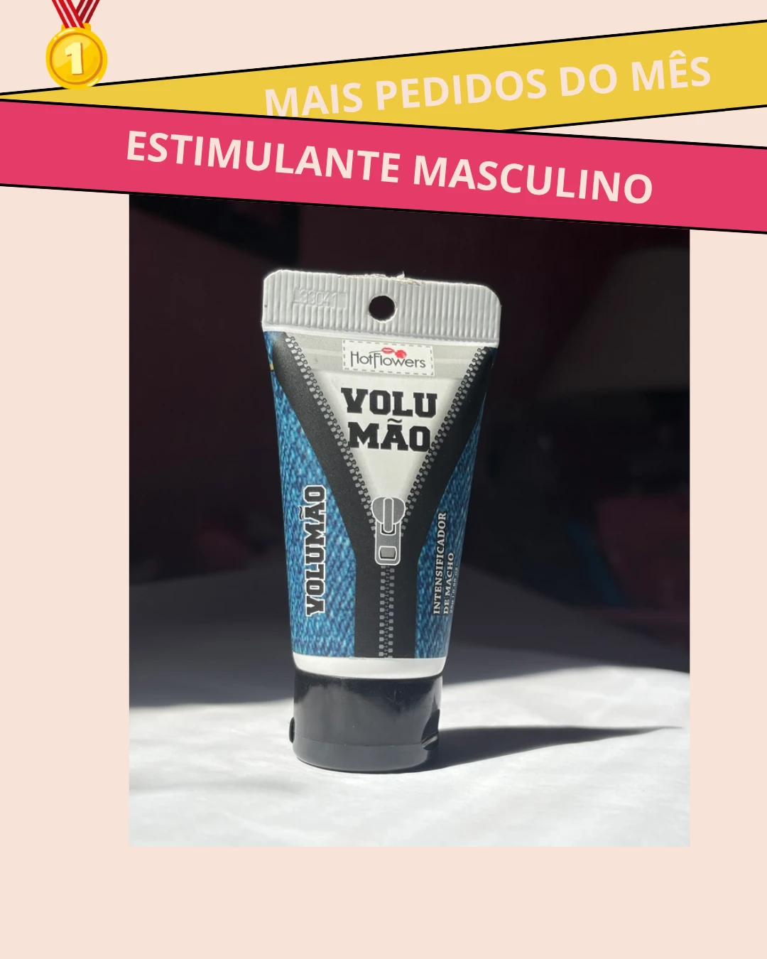 Intensificador em gel masculino - Volumão - 1