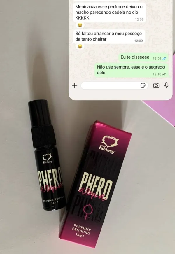Perfume atrativo sexual  