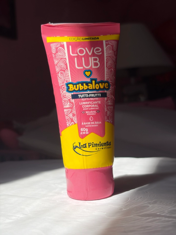 Lubrificante para penetração e Beijável de Tutti Frutti