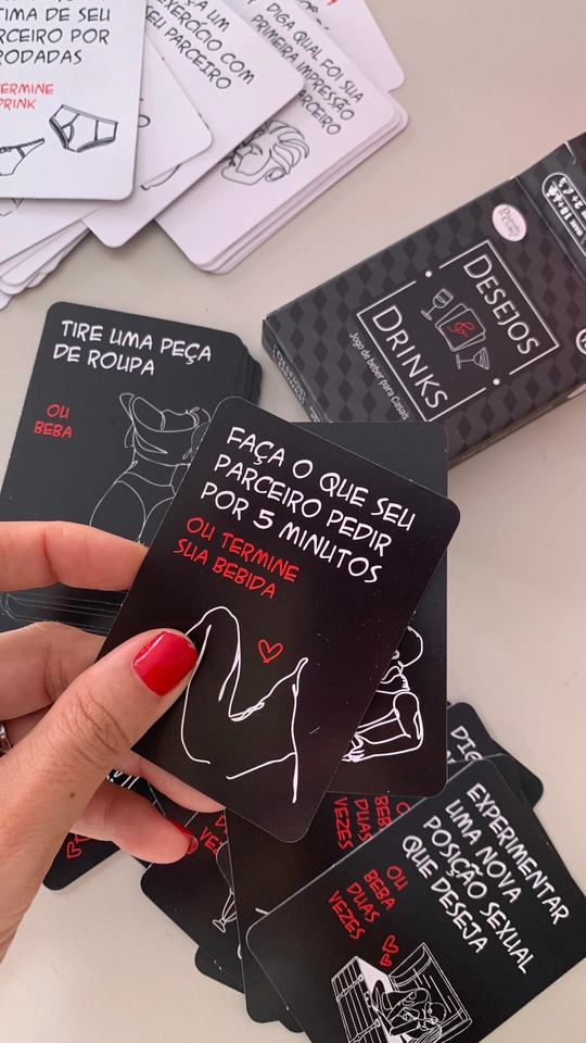 Desejos e Drinks Jogo de Cartas Diversão ao Cubo - 5