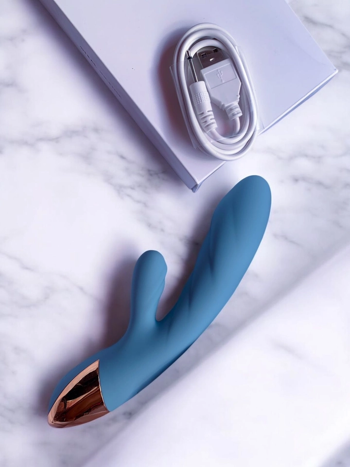 Vibrador que aquece penetrável e clitoriano - Luxx Rabbit  - 1