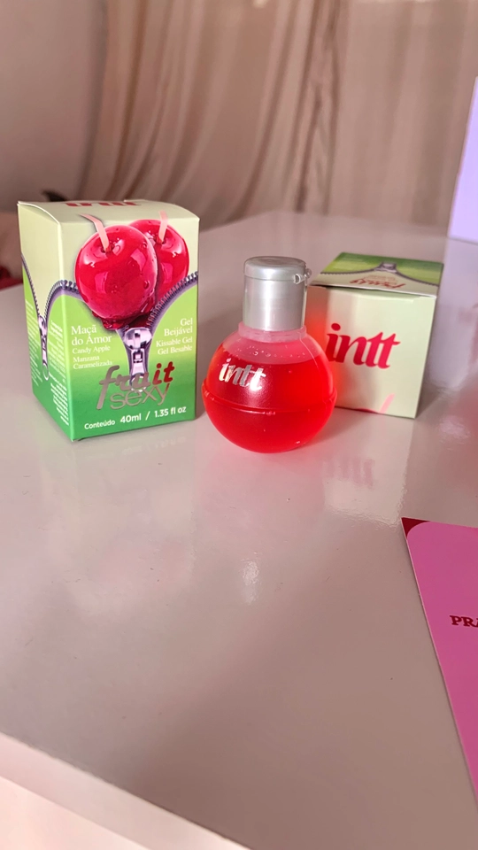 Gel Beijável Corporal que Esquenta pra o oral - Intt Fruit 