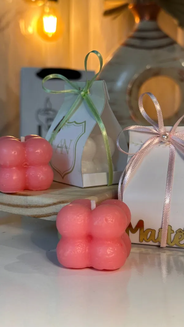 VELA BUBBLE NA CAIXINHA PERSONALIZADA - imagem 2