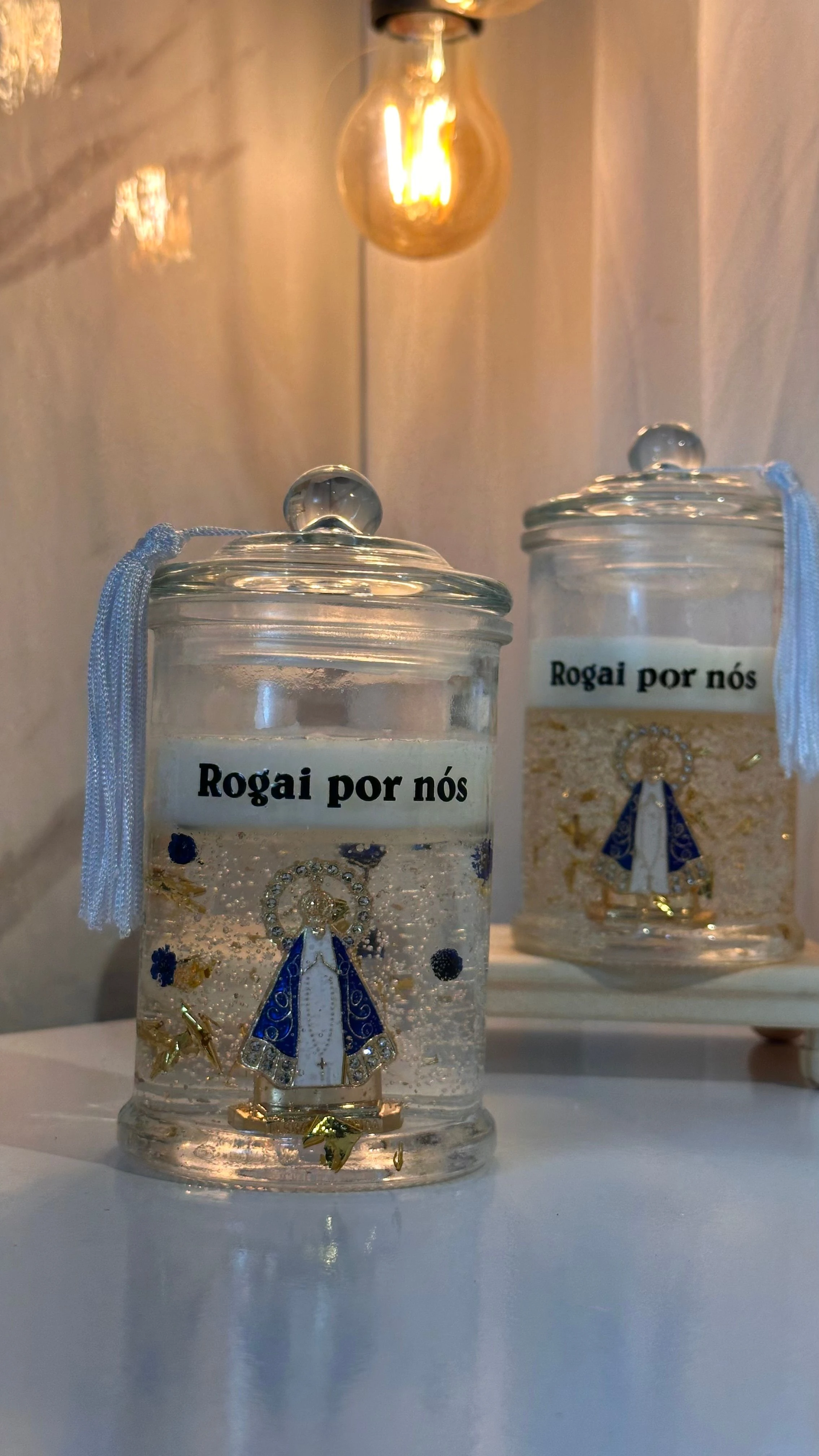 Vela cristal nossa senhora aparecida  - 1