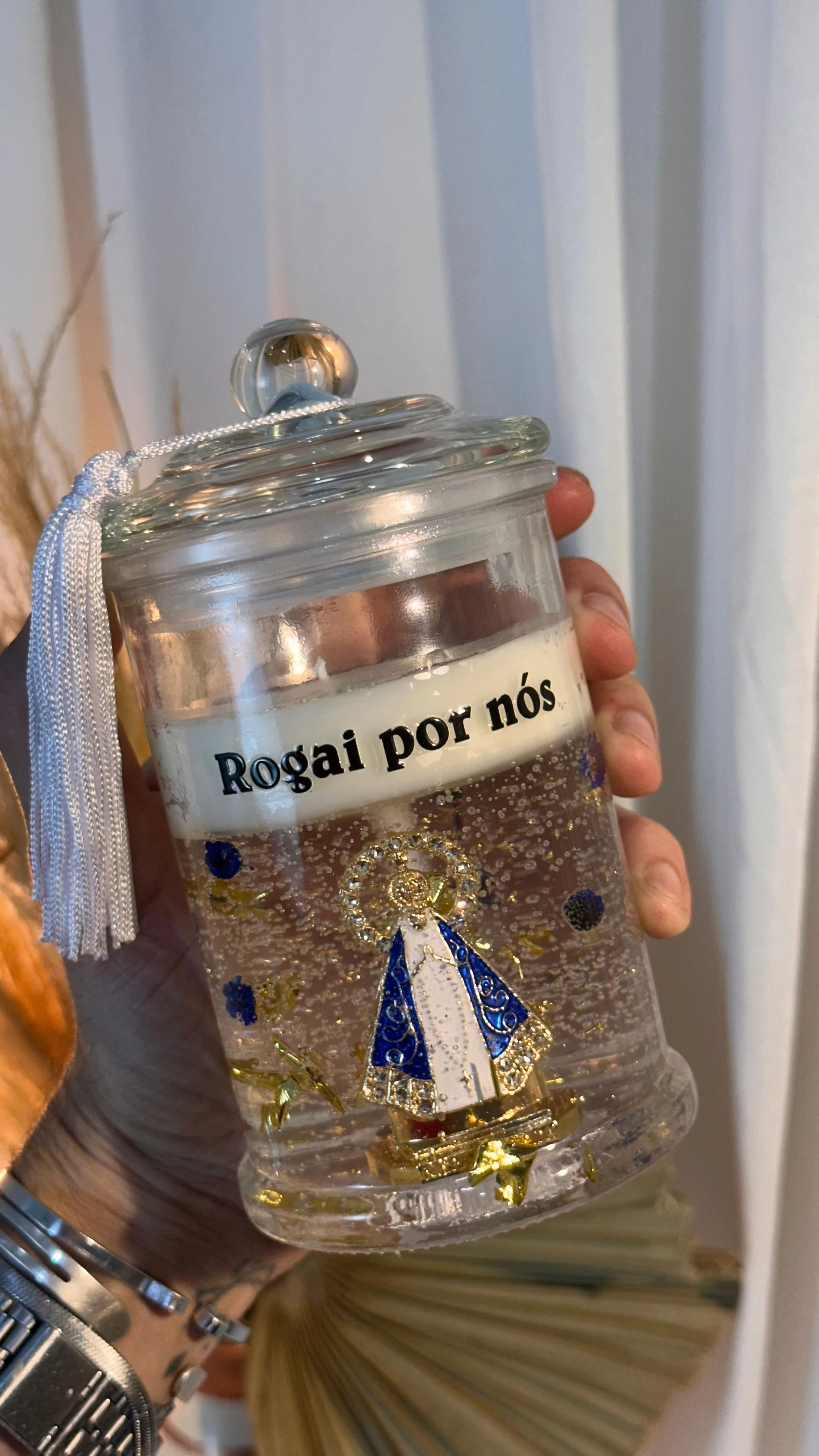 Vela cristal nossa senhora aparecida  - 4