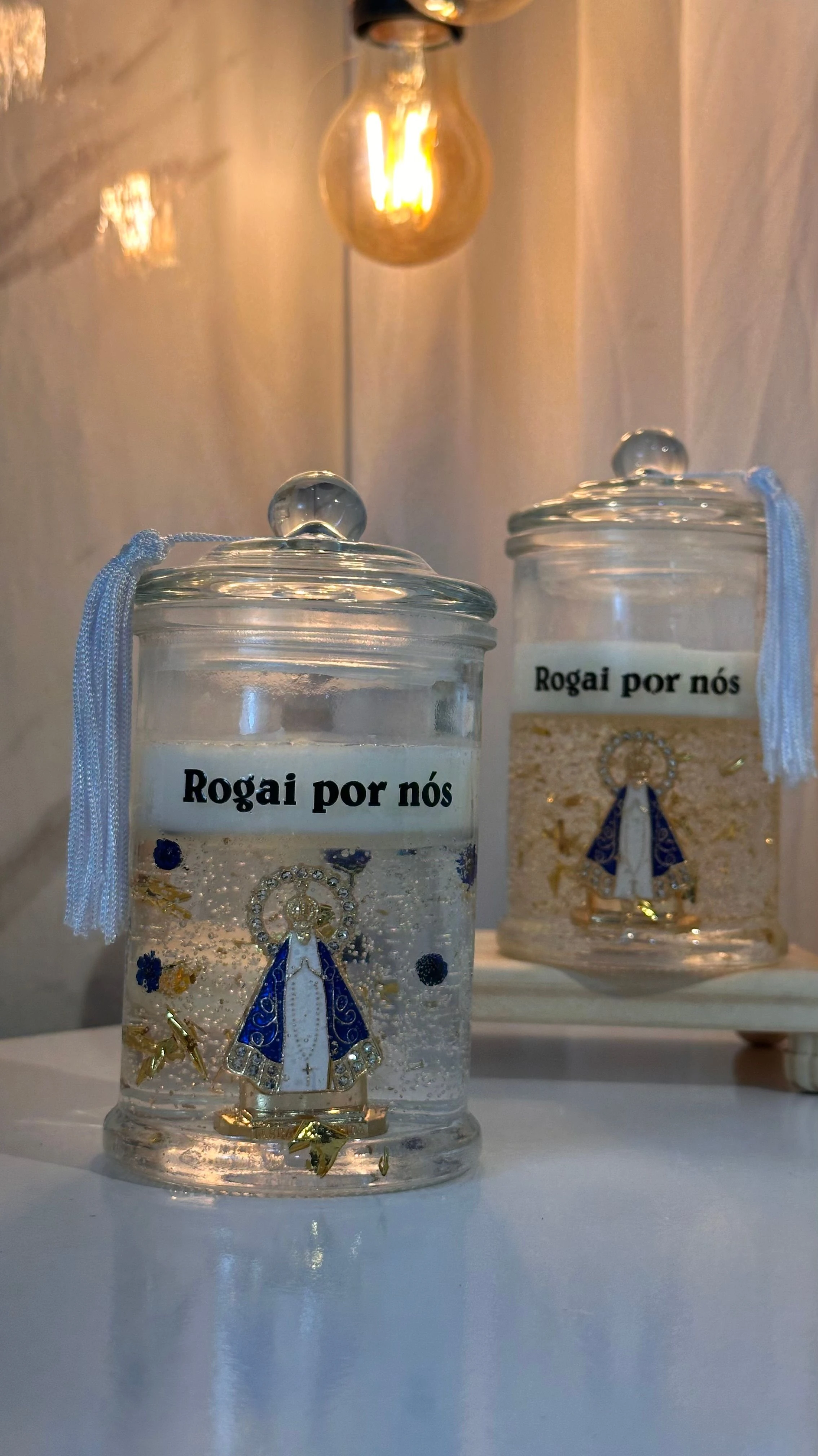 Vela cristal nossa senhora aparecida  - 5