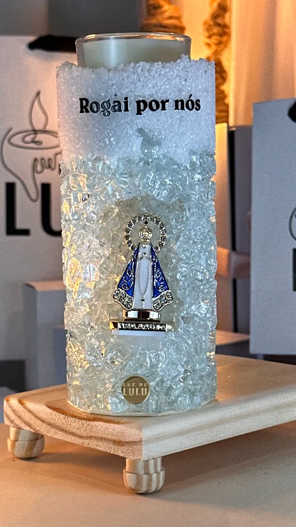 GRUTA REFIL CRISTAL NOSSA SENHORA APARECIDA - imagem 1