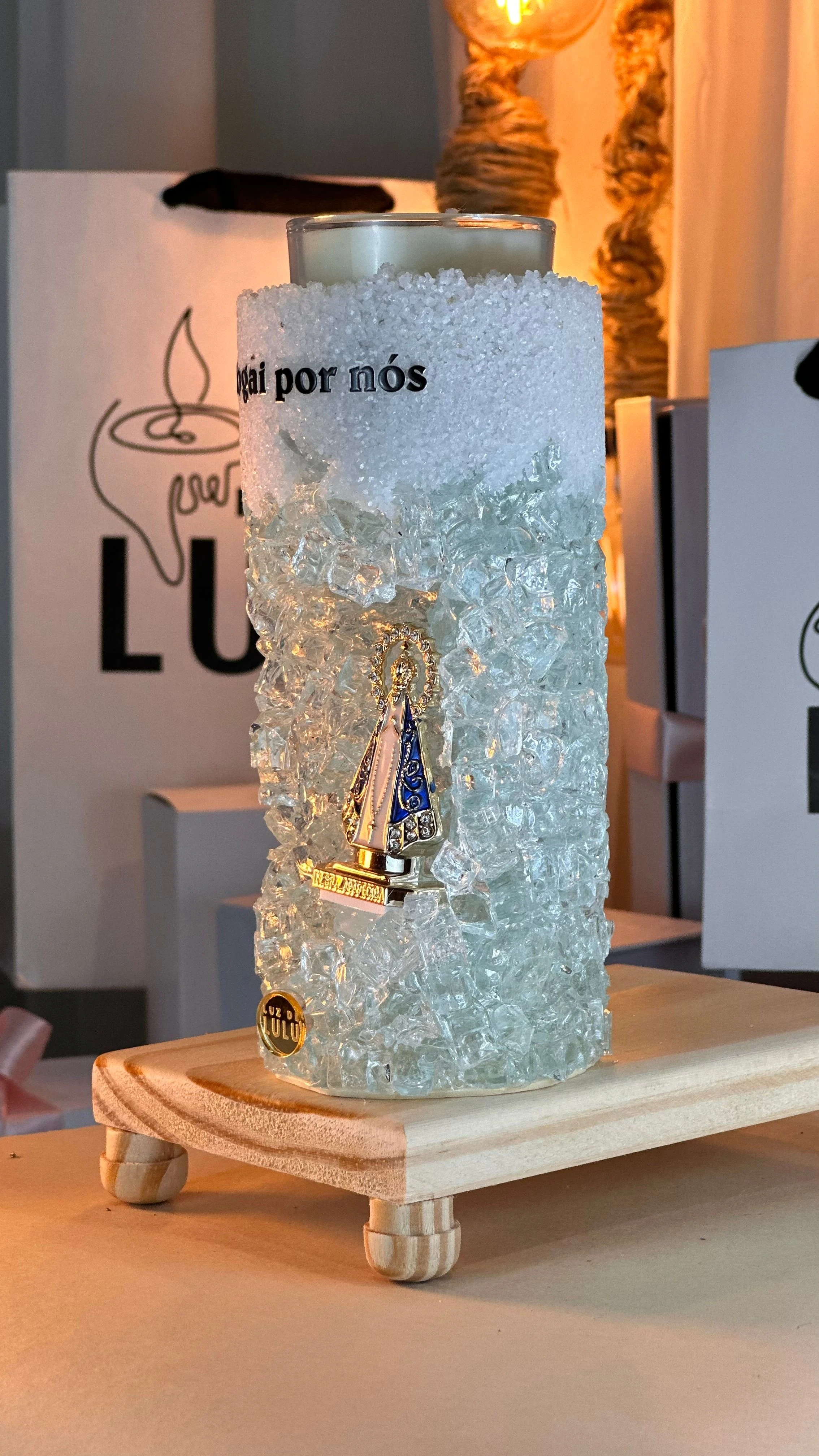 GRUTA REFIL CRISTAL NOSSA SENHORA APARECIDA - 3