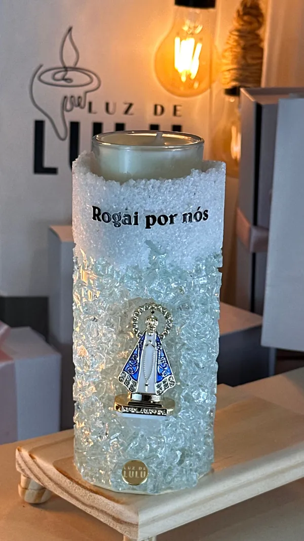 GRUTA REFIL CRISTAL NOSSA SENHORA APARECIDA - imagem 4