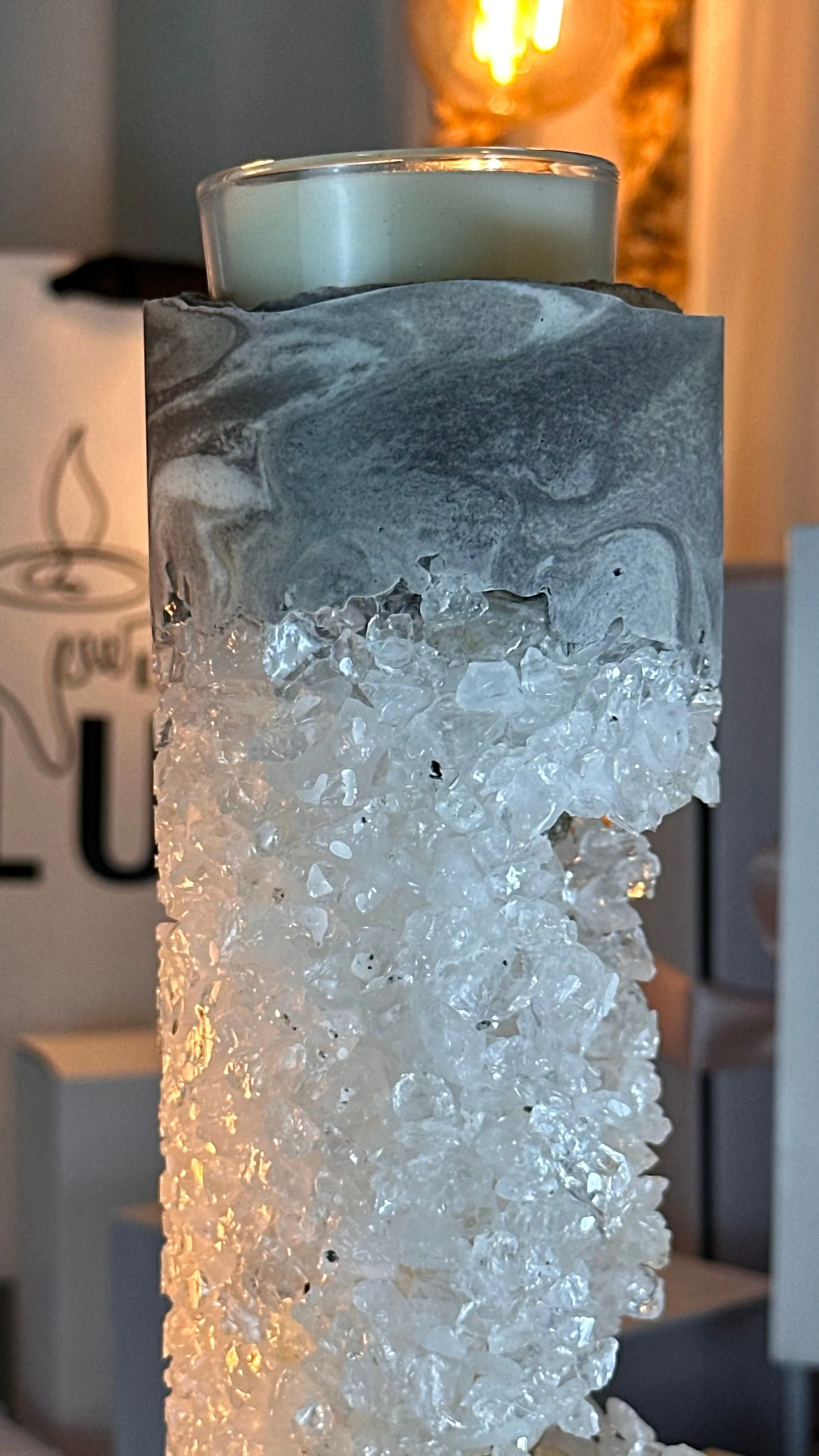 GRUTA REFIL QUARTZO CRISTAL NOSSA SENHORA APARECIDA  - 5