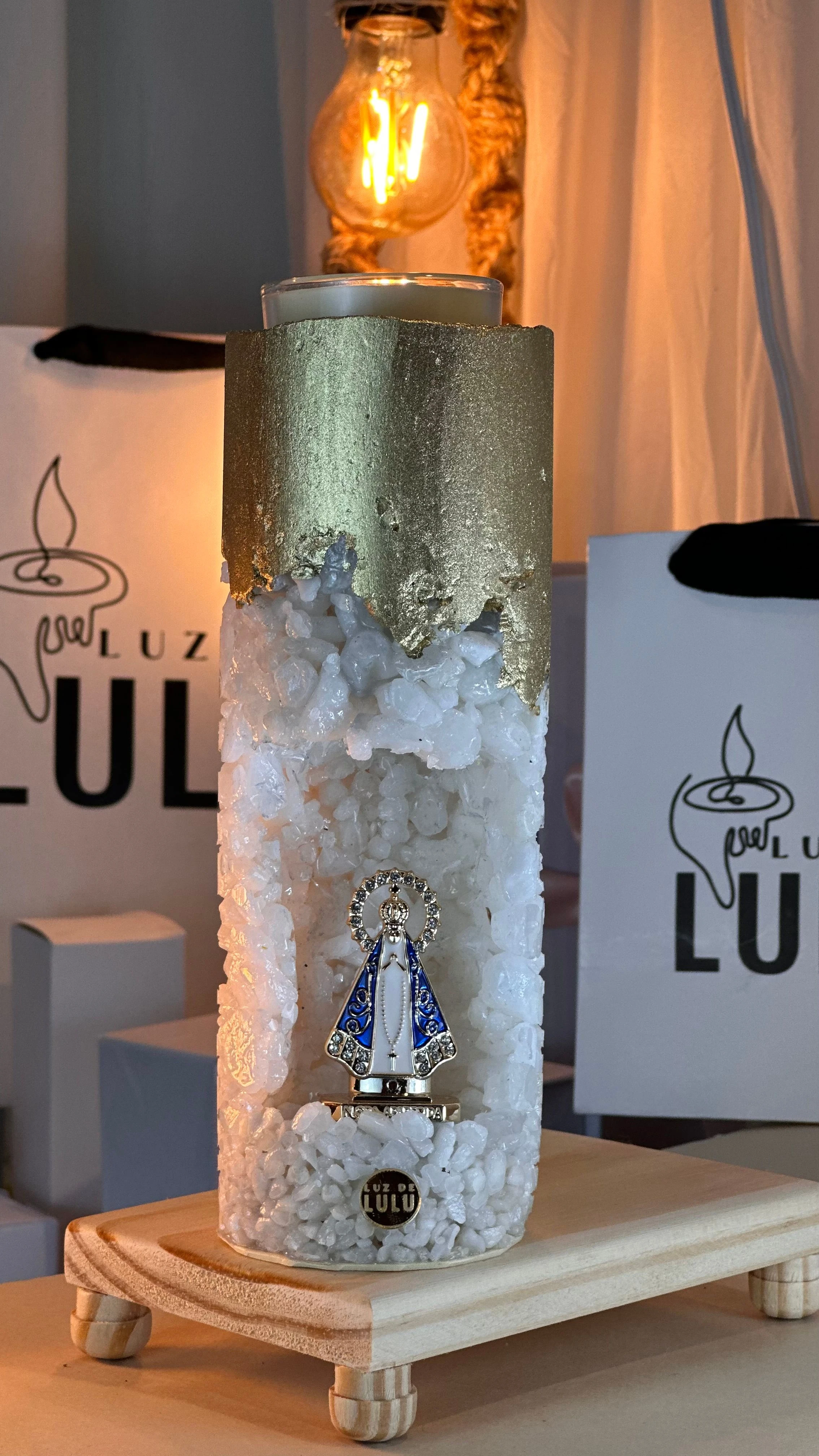 GRUTA REFIL DALOMITA DOURADO NOSSA SENHORA APARECIDA  - 1