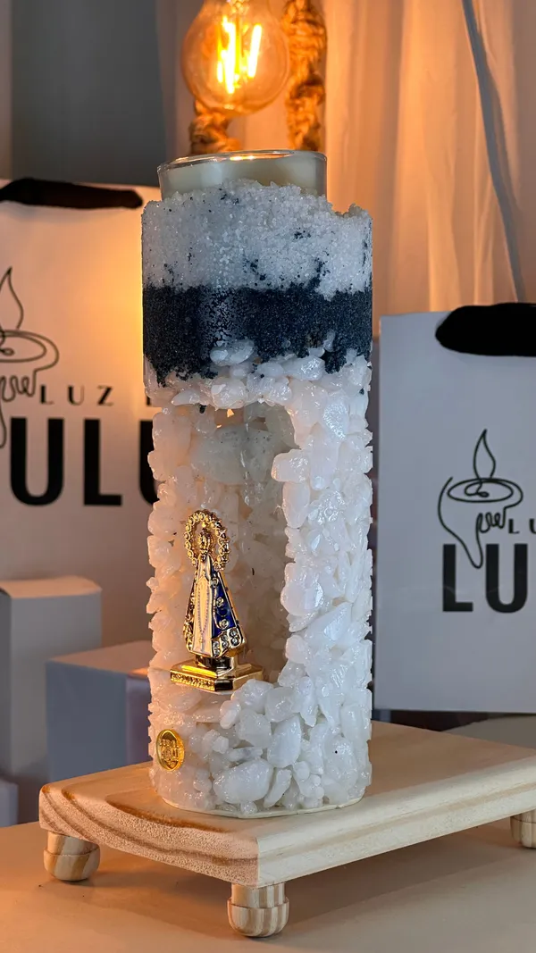 GRUTA REFIL DALOMITA DETALHE AZUL NOSSA SENHORA APARECIDA - imagem 2