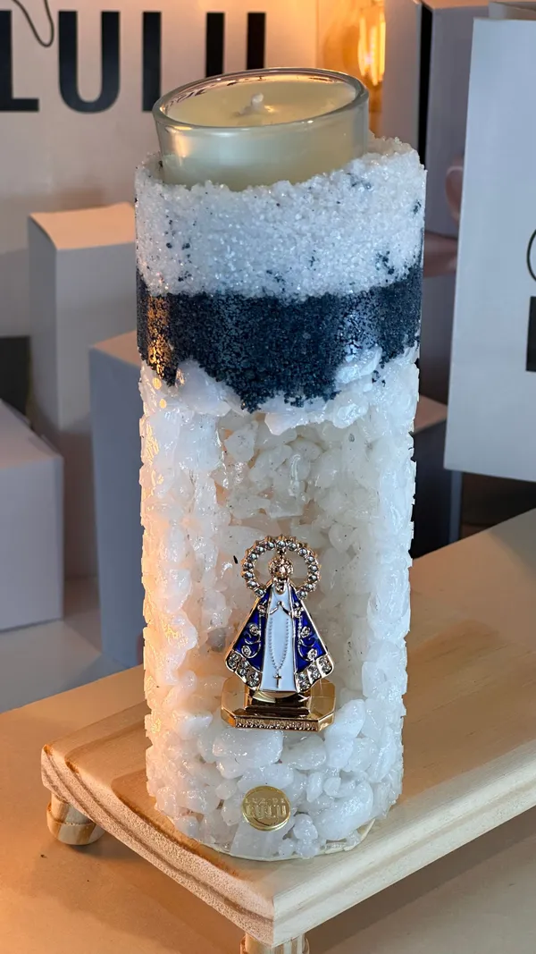 GRUTA REFIL DALOMITA DETALHE AZUL NOSSA SENHORA APARECIDA - imagem 3