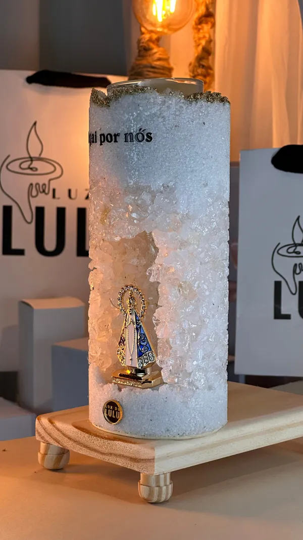 GRUTA QUARTZO CRISTAL NOSSA SENHORA APARECIDA  - imagem 2