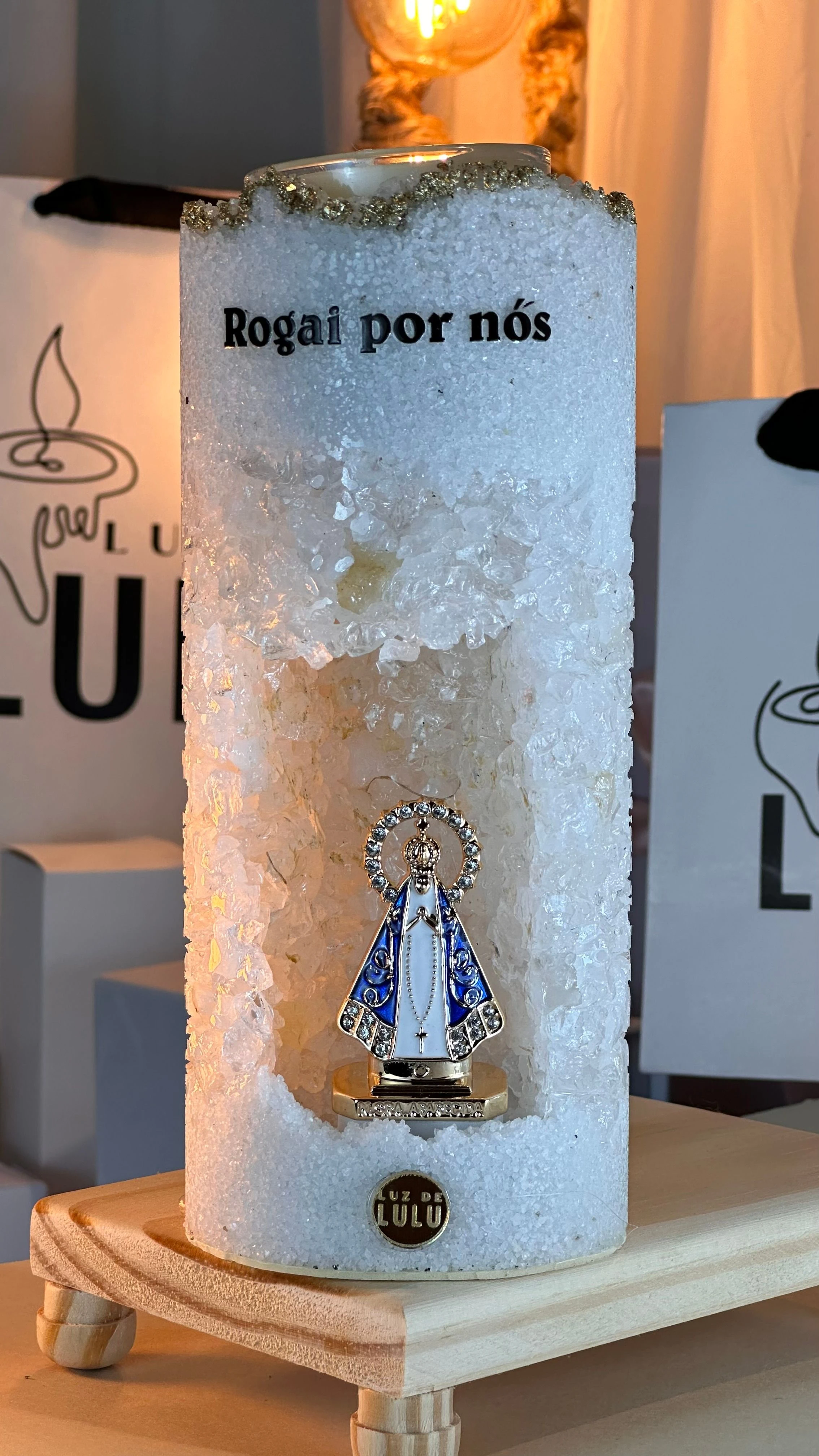 GRUTA QUARTZO CRISTAL NOSSA SENHORA APARECIDA  - 5