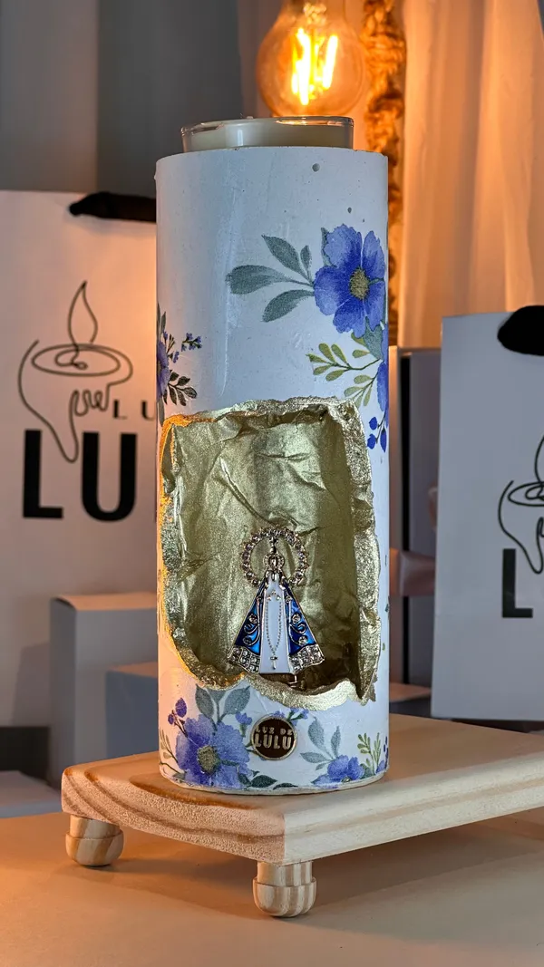 GRUTA REFIL DECUPAGEM NOSSA SENHORA APARECIDA  - imagem 1