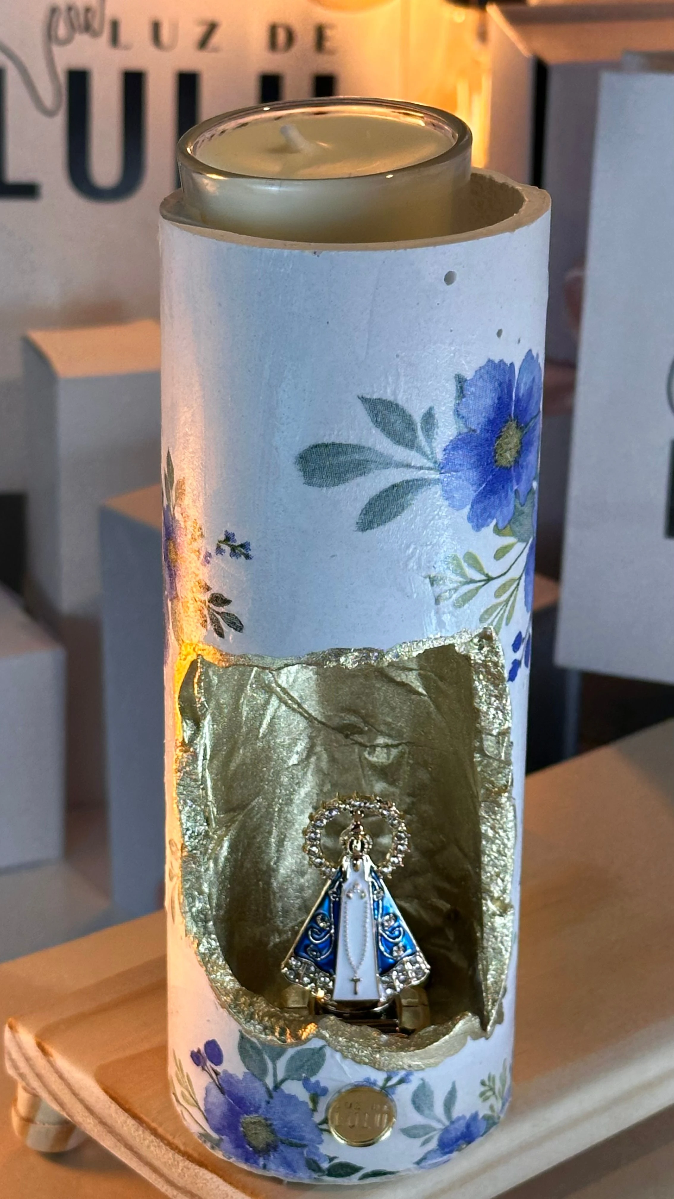 GRUTA REFIL DECUPAGEM NOSSA SENHORA APARECIDA  - 4