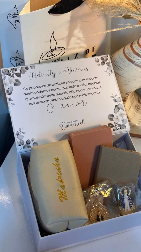 KIT CARINHO DE MADRINHA - imagem 1