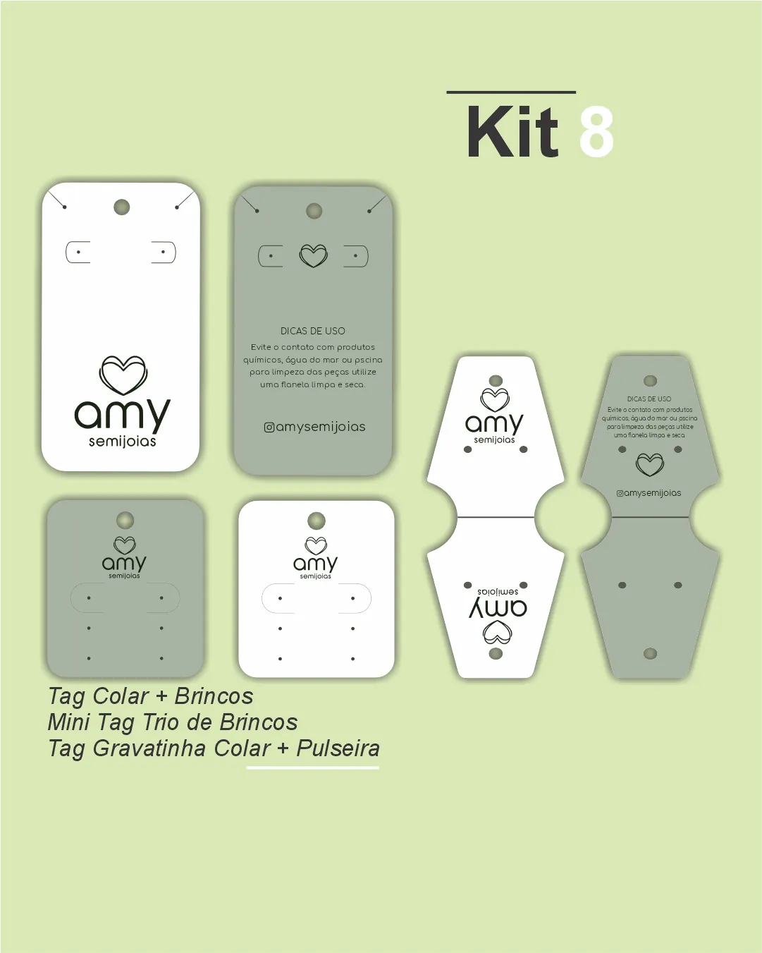 Kit meu início 8 | 100 un de cada modelo - 1