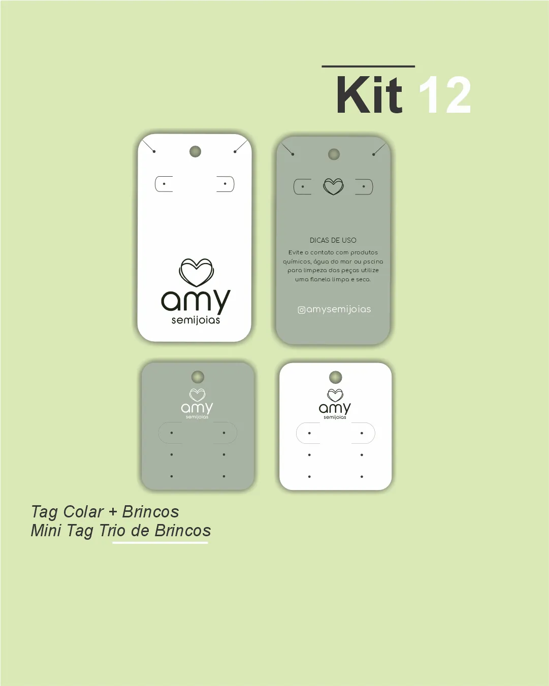 Kit meu início 12 | 100 un de cada modelo - 1