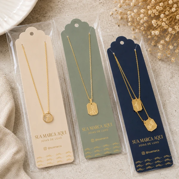 Tag para Pulseira ou Colar + Brinco