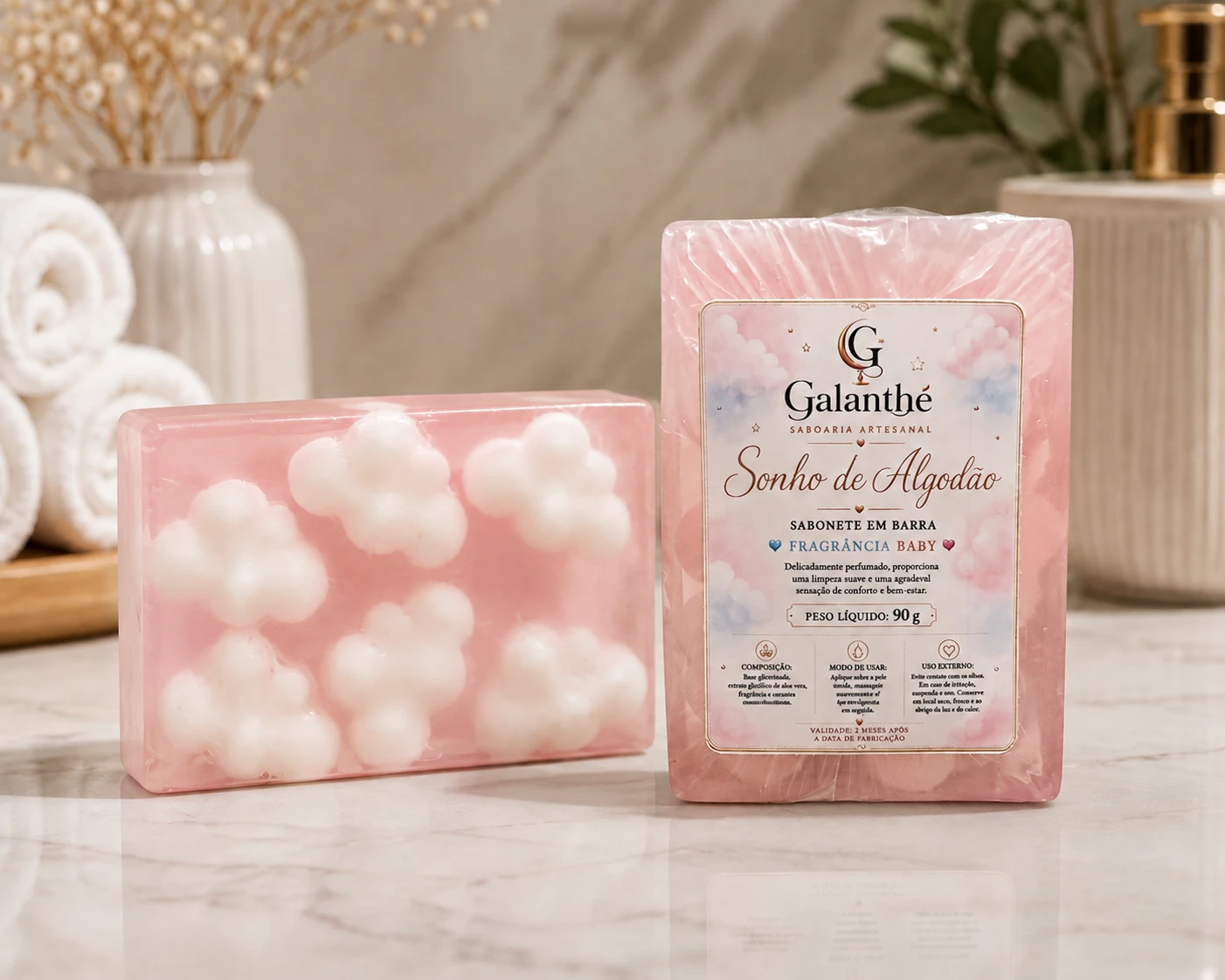 Sabonete Baby - Rosa  - 1