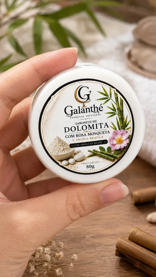 Sabonete Facial De Dolomita - imagem 1