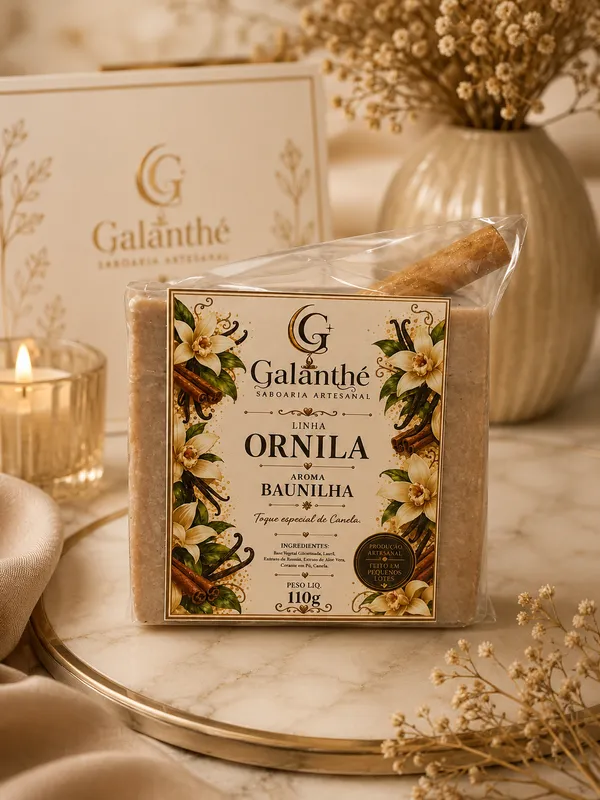 Sabonete Ornila - Baunilha c/ Canela 