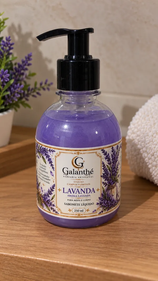 Sabonete Liquido de Lavanda 