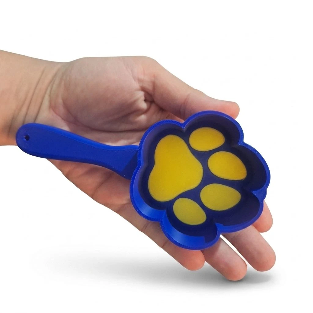 Pazinha para Ração Pet Formato Patinha Colher Dosadora para Cães e Gatos - 4