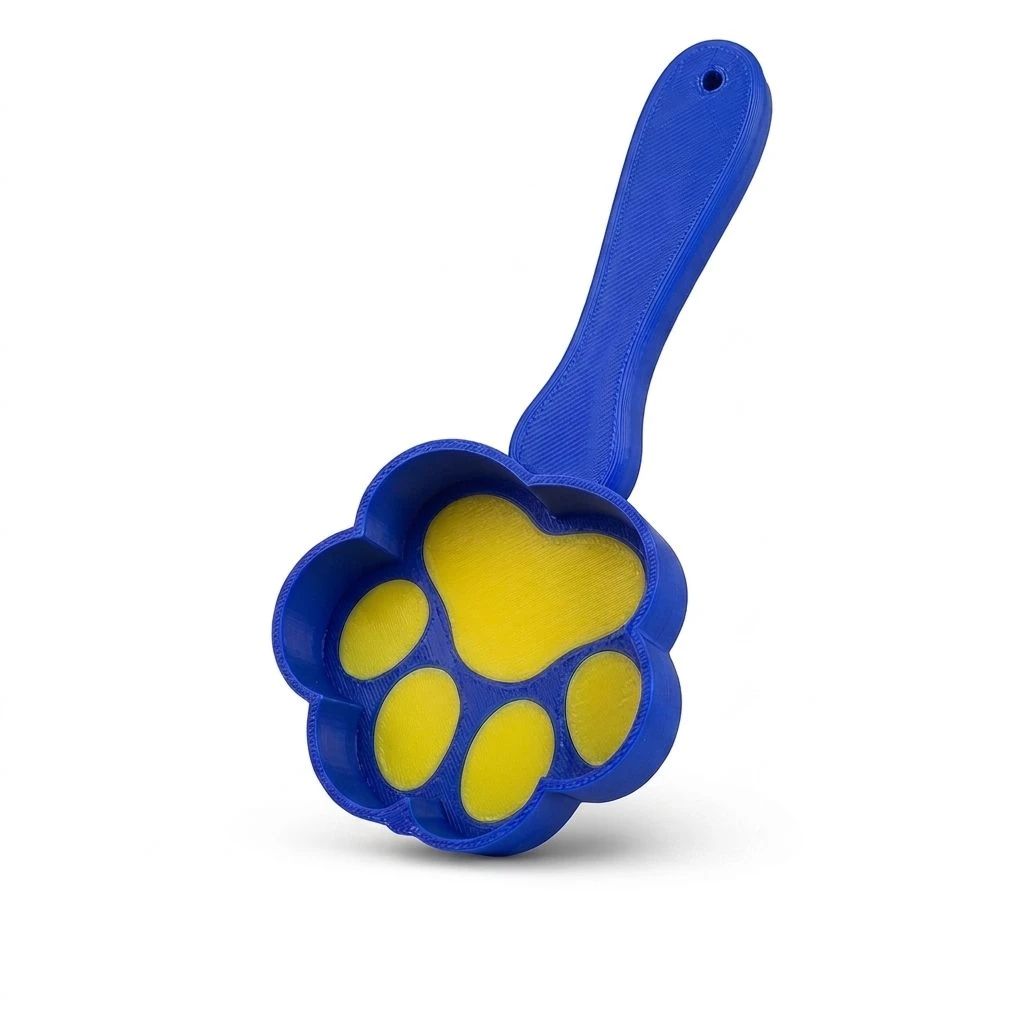 Pazinha para Ração Pet Formato Patinha Colher Dosadora para Cães e Gatos - 5