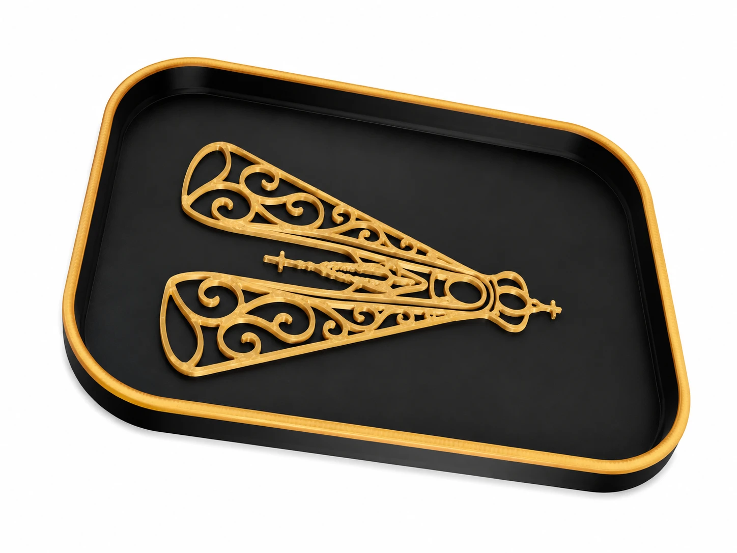 Bandeja para Terço Nossa Senhora Aparecida – Decorativa | Impressão 3D - 3
