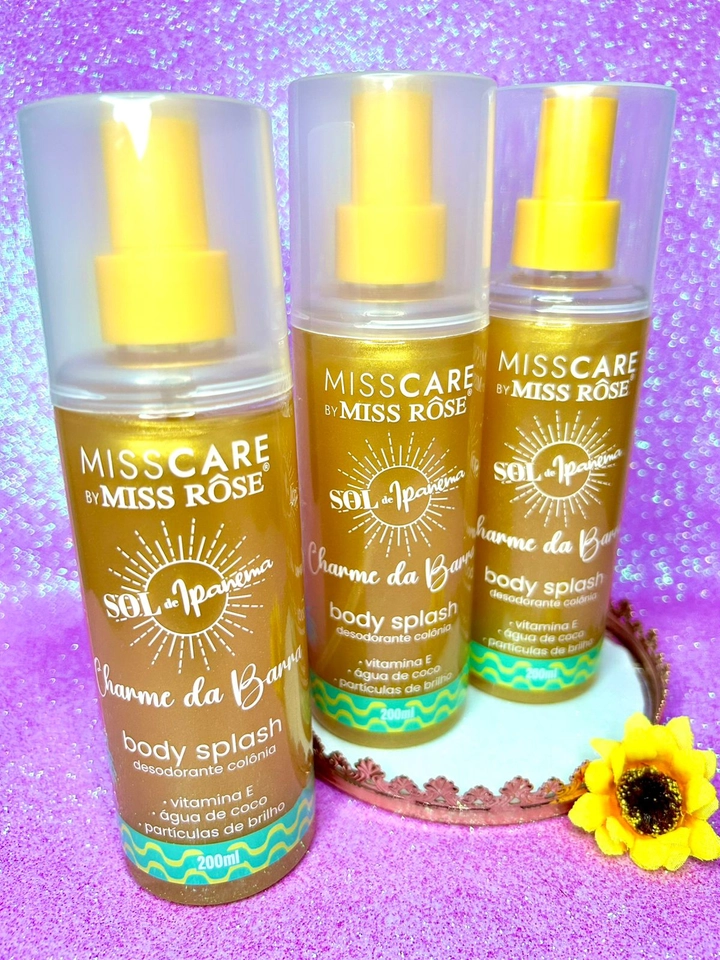 Body Splash Iluminador Miss Rose 
