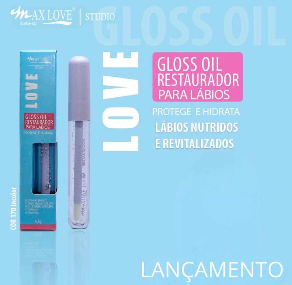 Lip oil restaurador Max love - 2