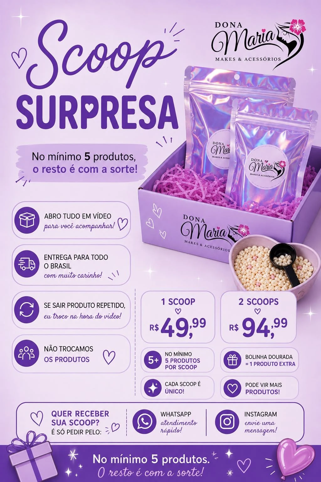 SCOOP SURPRESA DE MAQUIAGEM - 1