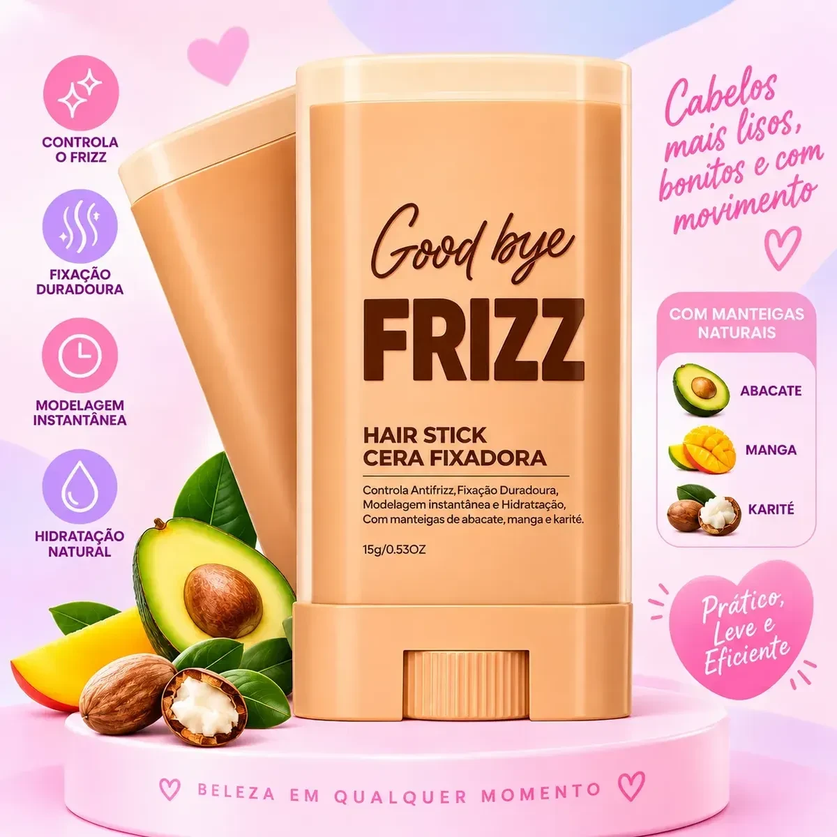 Cera Fixadora Hair Antifrizz - 2