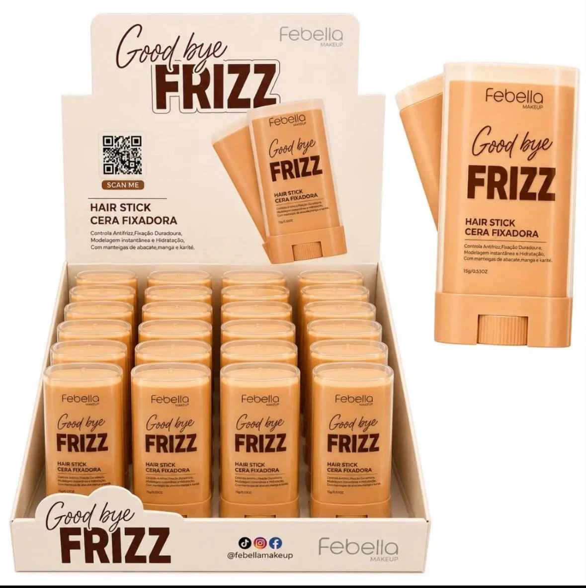 Cera Fixadora Hair Antifrizz - 1