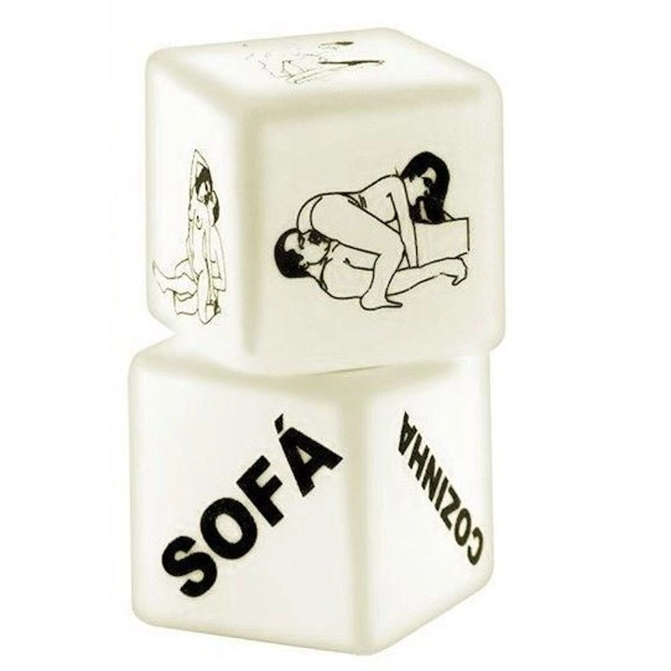 Dado Jogo Do Prazer Hot Com 2 Unid. Diversão Ao Cubo - 1