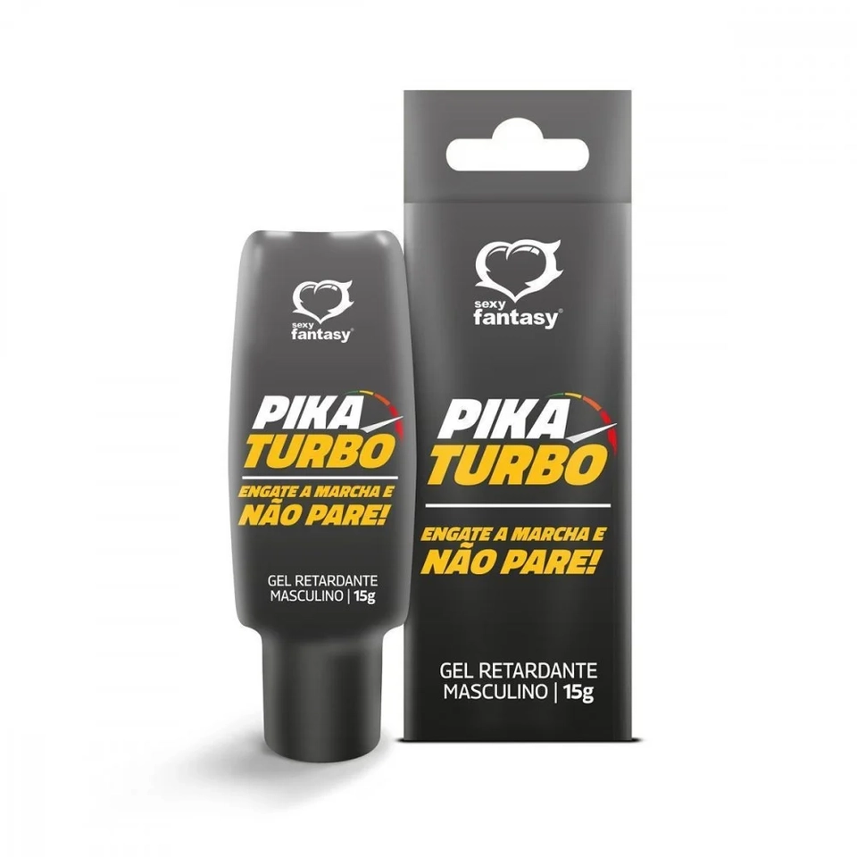 Gel Pika Turbo Retardante 15g Sexy Fantasy