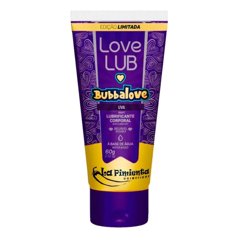 Lubrificante Beijável Love Lub Bubbalove 60g La Pimienta