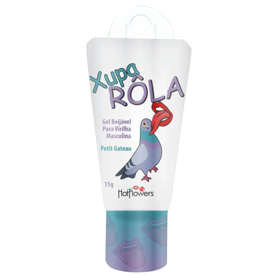 Xupa Rôla Gel Beijável Linha Xups Brasileirinhos 15g Hot Flowers - 1